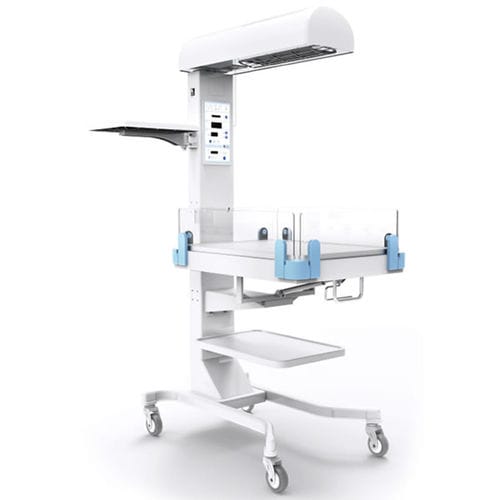 Berço aquecido neonatal com lâmpada para fototerapia - FXQ4 - Heal Force - com monitor / com alarme / com calor radiante