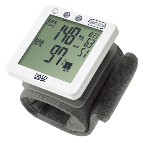 Medidor digital de pressão arterial automático - WSK-1011 - Nissei - Japan Precision Instruments - de punho