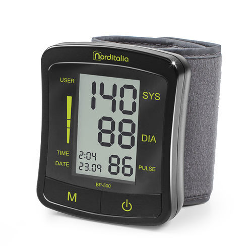Medidor digital de pressão arterial automático - BP-500 - Norditalia - de punho / com bateria recarregável / com conexão sem fio