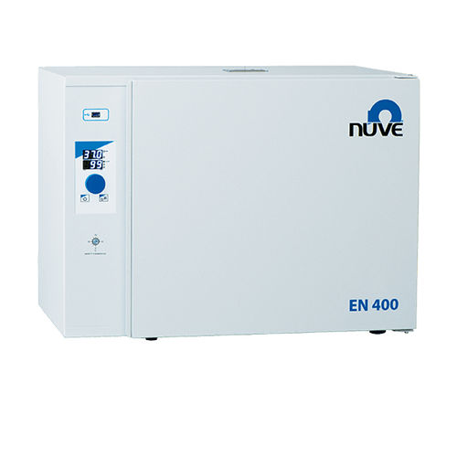 Incubadora de laboratório de convecção natural - EN series - Nüve - de bancada / em alumínio / com 1 porta