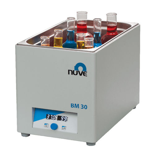 Banho-maria aquecedor - BM 30  - Nüve - com circulação / de bancada / em aço inoxidável