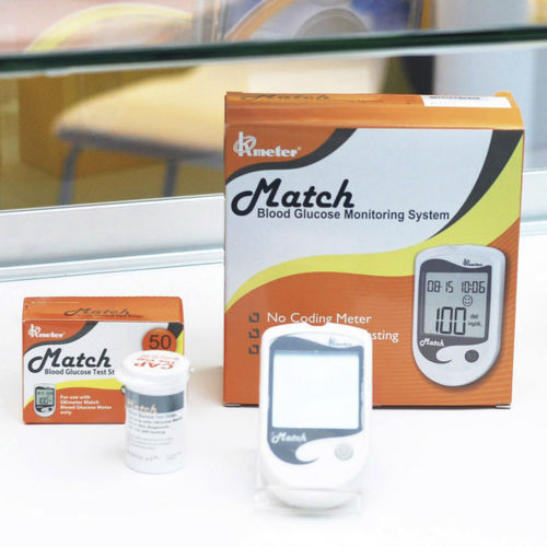 Medidor de glicose automático - Match - OK Biotech  - para hospital / sem código / com lancetador