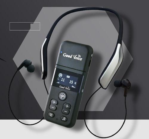 Amplificador de som auditivo - GV-SA03 - OK Biotech  - com redução de ruído / recarregável / com controle remoto