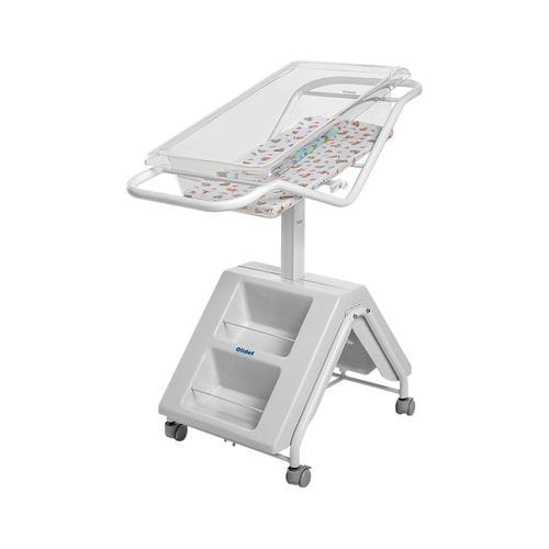 Berço com cuna neonatal - Ninar - Olidef Medical - com rodízios / cuna / transparente