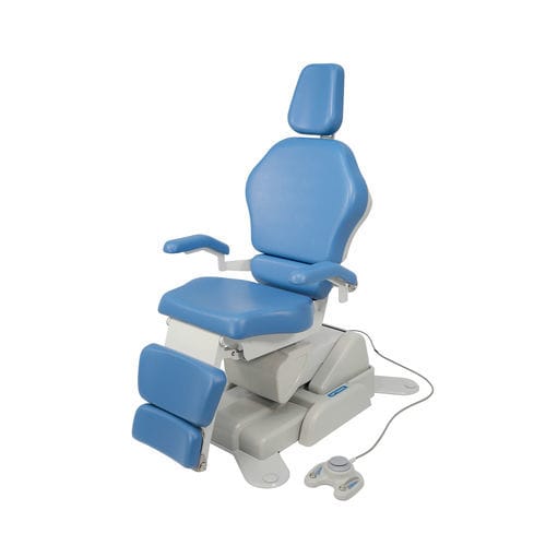 Cadeira de exame de ORL - OP-S9 - OPTOMIC - elétrica / com pedal / reclinável