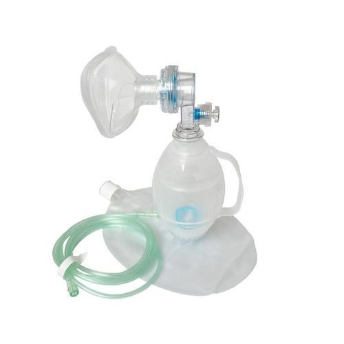 Reanimador manual infantil - 1333122 - Oscar Boscarol  - em silicone / reutilizável / com máscara