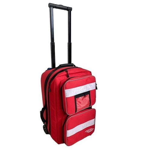 Mochila com alça - BOR87220R - Oscar Boscarol  - com trolley / em tecido
