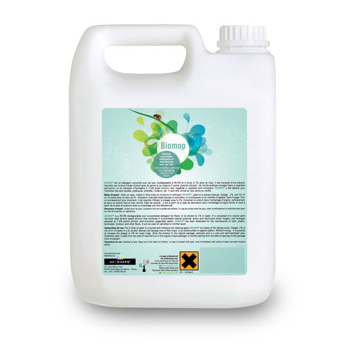 Detergente por corrosão - BIOMOP® - OXY'PHARM - líquido / à base de álcool / à base de peróxido de hidrogênio