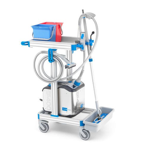 Sistema de limpeza e de desinfecção para dispositivos médicos - SP400 - OXY'PHARM - a vapor / compacta / automática