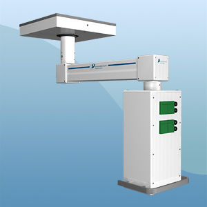 Estativa de braço de teto - 225 series - Pneumatik Berlin - para endoscopia / para sala de cirurgia / articulado