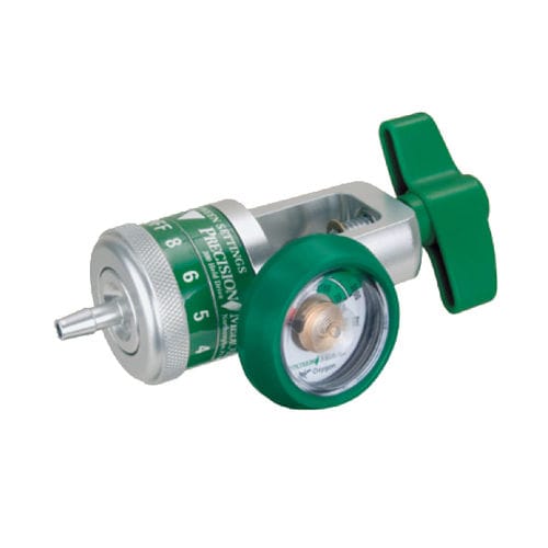 Regulador de pressão de oxigênio - EasyDial - Precision Medical - médico-hospitalar / de simples estágio / fluxo regulável
