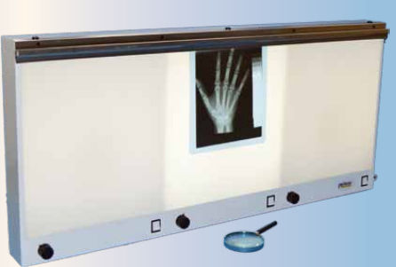 Negatoscópio 3 corpos - NPX 108 x 43 - PrimaX Berlin - com interruptor / de luz branca / para mamografia