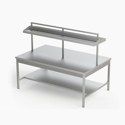 Mesa de trabalho - PROHS - de preparo e embalagem de instrumentos médicos / retangular / quadrada