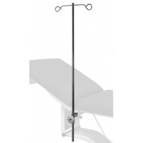 Suporte para soro para trilho - 985-01 - Promotal - 2 ganchos / telescópico / em inox