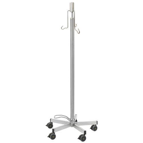 Suporte para soro com rodízios - I-U02234 - provita medical - 3 ganchos / em inox / para serviço de urologia