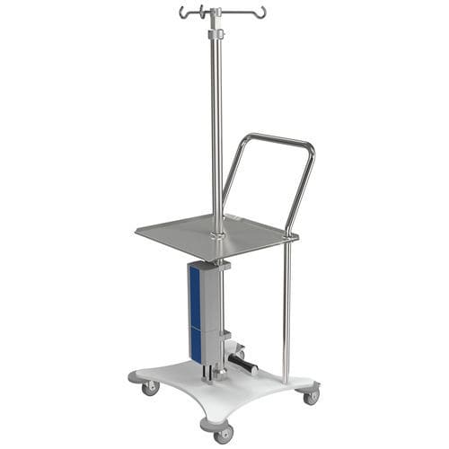 Suporte para soro elétrico - I-U02237 - provita medical - com rodízios / 3 ganchos / em inox