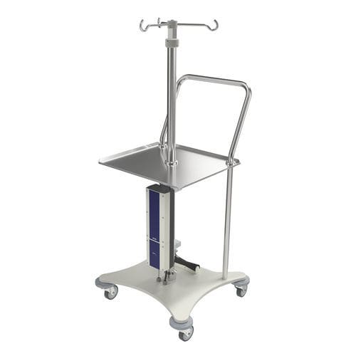 Suporte para soro com rodízios - I-U02238 - provita medical - 3 ganchos / em inox / elétrico