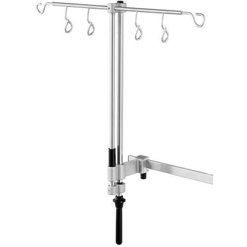 Suporte para soro de parede - I1009292 - provita medical - para trilho / 6 ganchos / em inox