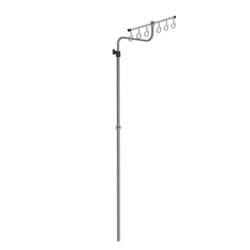 Suporte para soro de parede - I2000562 - provita medical - para trilho / 6 ganchos / em inox
