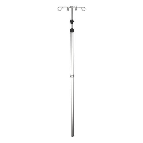 Suporte para soro de parede - ZVD - provita medical - para trilho / 4 ganchos / em inox