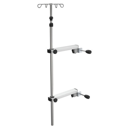 Suporte para soro para trilho - I9900312 - provita medical - 4 ganchos / em inox / em alumínio