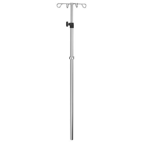 Suporte para soro de parede - I2000422 - provita medical - 4 ganchos / em inox / com altura regulável