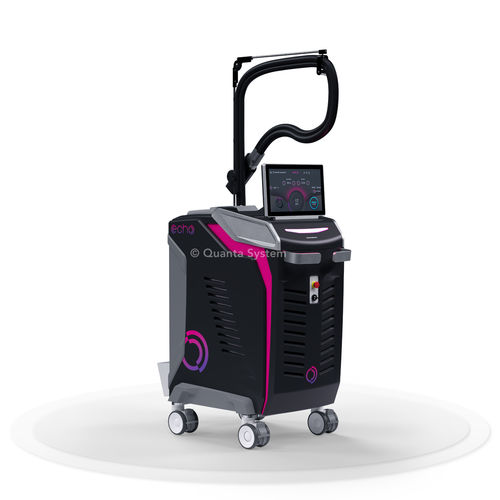 Aparelho de depilação a laser - Echo - Quanta System - cristalino / com carrinho / de milissegundos