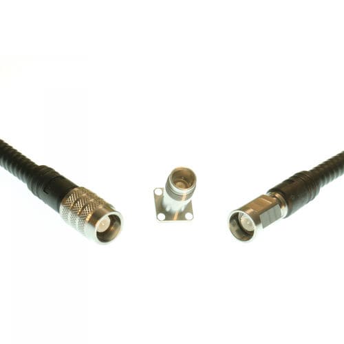 Conector coaxial - NEX10™ - Radiall - RF / para o setor médico / push-pull