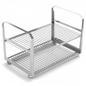 Rack com prateleiras - 200 64 series - Remeda - de instrumentos médicos / para carregamento do esterilizador / em aço inoxidável