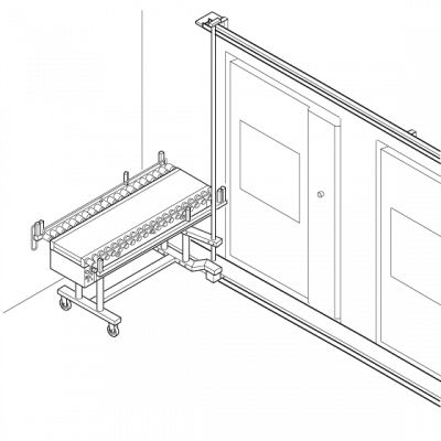 Transportador para unidade de esterilização - Multi loader - Remeda - móvel