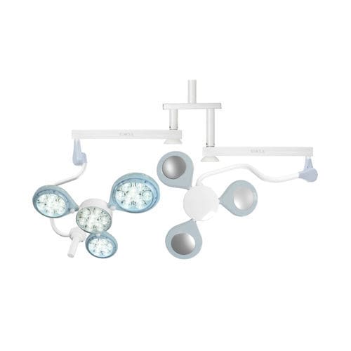 Foco cirúrgico de teto - Quattroluci - RIMSA - de LED / 2 braços / 94