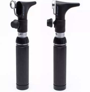 Otoscópio para adulto - ri-scope® F.O. - Rudolf Riester  - infantil / reto / com espéculo