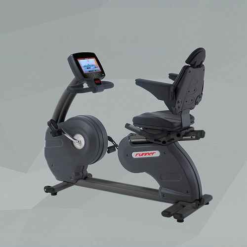 Bicicleta estática horizontal - REC-CYCLING EM-7412 - Runner