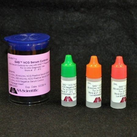 Kit de reagentes em solução - 087712 - SA Scientific - para controle de qualidade / líquido / de hCG