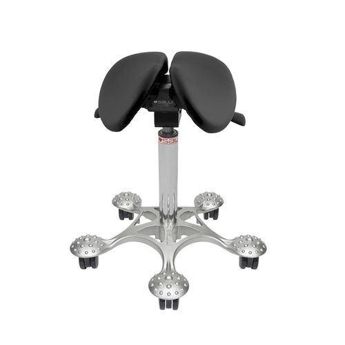 Mocho para consultório médico - SMALL MULTIADJUSTER - Salli Systems - com altura regulável / basculante / com rodízios