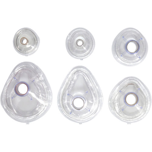Máscara de anestesia sem látex - 7-980 series - SunMed - descartável / transparente