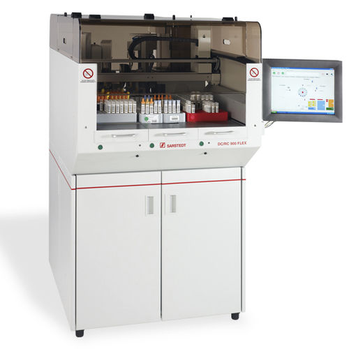 Sistema de automação de laboratório destampador de tubos - DC/RC 900  - Sarstedt - retampador de tubos / para triagem de tubos