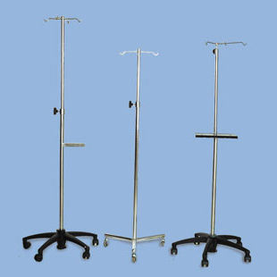 Suporte para soro com rodízios - N127 series - Savion Industries - 4 ganchos