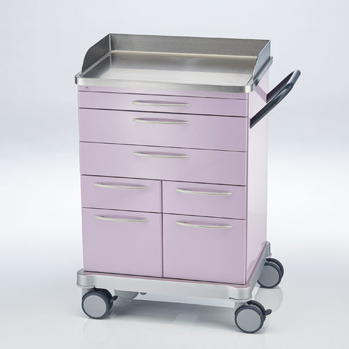 Carrinho hospitalar - 260.0036.0 - SCHMITZ medical GmbH - para uso geral / para medicamentos / multifuncional