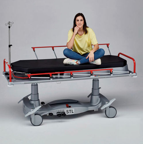 Carro-maca de transporte - STL - SCHMITZ medical GmbH - hidráulico / com altura regulável / Trendelenburg
