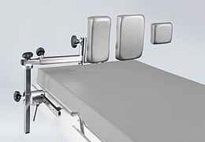 Suporte de costas para mesa cirúrgica - 101.0121.0SCHMITZ - Accesorios para mesas de quirófano - SCHMITZ medical GmbH - de posicionamento / de altura regulável / em aço inoxidável