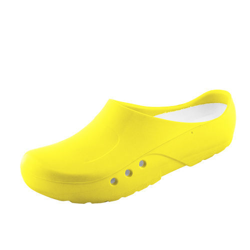 Babuche hospitalar unissexo - 32954-00-55.49 - Schürr Schuhvertrieb - lavável / antiestático / branco
