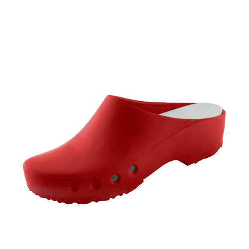 Babuche hospitalar unissexo - 32253-00-80.40 - Schürr Schuhvertrieb - lavável / antiestático / azul