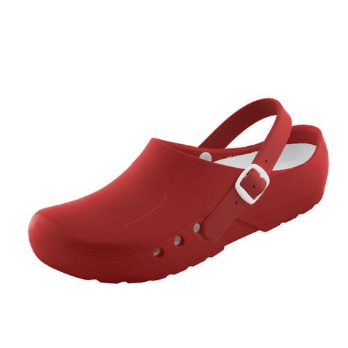 Babuche hospitalar unissexo - 32973-00-55.117 - Schürr Schuhvertrieb - lavável / antiestático / branco