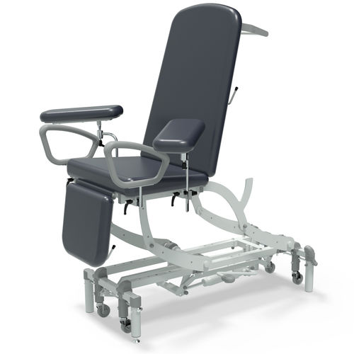 Poltrona hidráulica para coleta de sangue - NV9456P-PRM-LG - SEERS Medical - de 3 seções / com rodízios / com altura regulável
