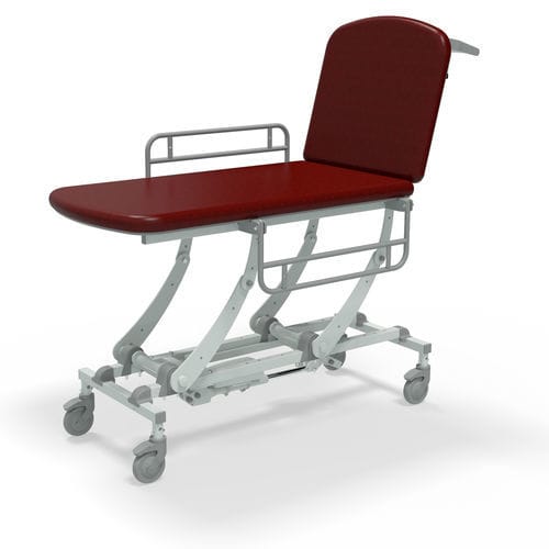 Mesa de exame elétrica - NV2460-CLS-1WH-DG - SEERS Medical - com encosto regulável / com altura regulável / com rodízios