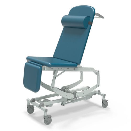 Mesa de exame para ecografia - CLINNOVA Ultra Pro - SEERS Medical - elétrica / com encosto regulável / com altura regulável