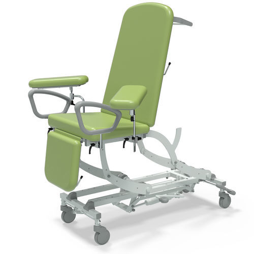 Poltrona hidráulica para coleta de sangue - NV9656P-PRM-LG - SEERS Medical - de 3 seções / com rodízios / com altura regulável