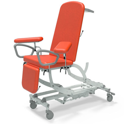 Poltrona elétrica para coleta de sangue - NV9666P-PRM-1WH-LG - SEERS Medical - de 3 seções / com apoio para pés / com rodízios