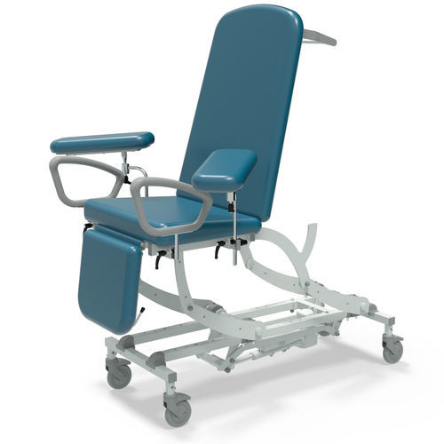 Poltrona elétrica para coleta de sangue - CLINNOVA Phlebotomy 2 - SEERS Medical - de 3 seções / com apoio para pés / com rodízios
